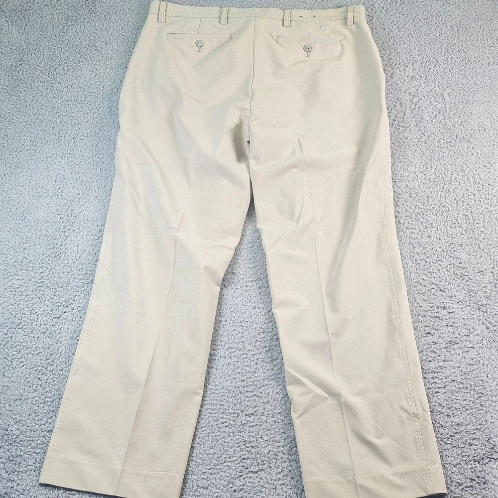 FootJoy Pants Mens 38x32 Beige Golf Stretch Performance Khakis Classic Fit